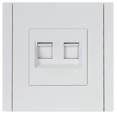 фото Розетка компьютерная двойная IEK FP-K20-1-K01 в Челябинске