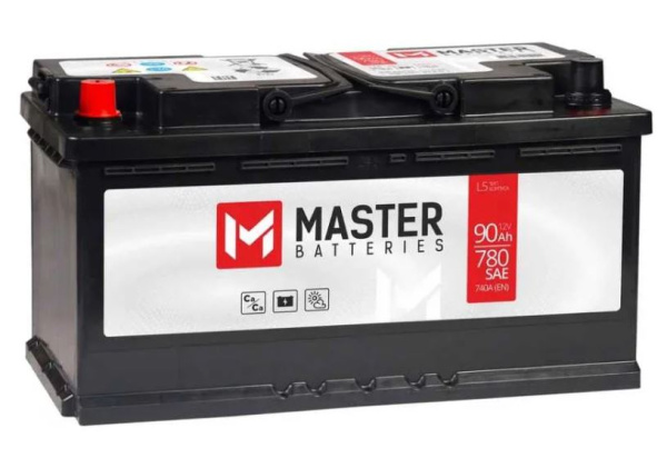 Изображение товара Автомобильная аккумуляторная батарея MASTER BATTERIES MB901 12 В 90 Ач