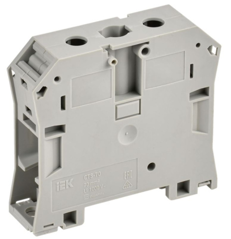 Изображение товара Клемма винтовая IEK YCT10-01-K03-070 для надежных электрических соединений