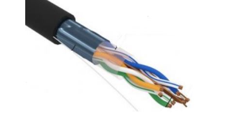 

Кабель витая пара F/UTP 5e кат. 4 пары Rexant 01-0146-R PE, 4PR, 24AWG, OUTDOOR, SOLID, черный, 305м, РФ REXANT, 01-0146-R