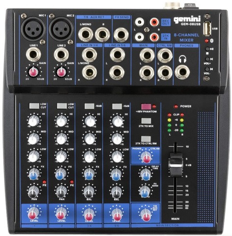 фото Микшер  Gemini GEM-08USB в Уфе