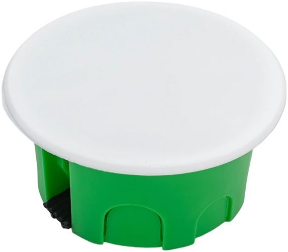 

Коробка распределительная HEGEL КР1202-И скрытая проводка 80х45мм с крышкой, КР1202-И