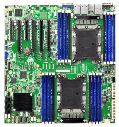 

Материнская плата E-ATX Gooxi G2DE-B 4.00.104.0010 (2*LGA3647, C620, 16*DDR4, 6*PCIe), G2DE-B