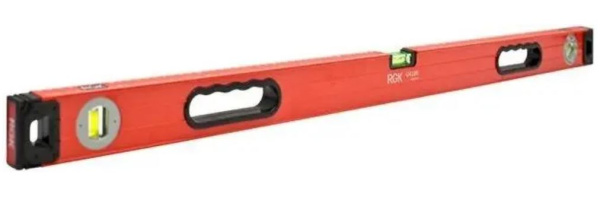 Изображение товара Строительный уровень RGK U4100 1 метр с магнитом и ампулой для точного выравнивания