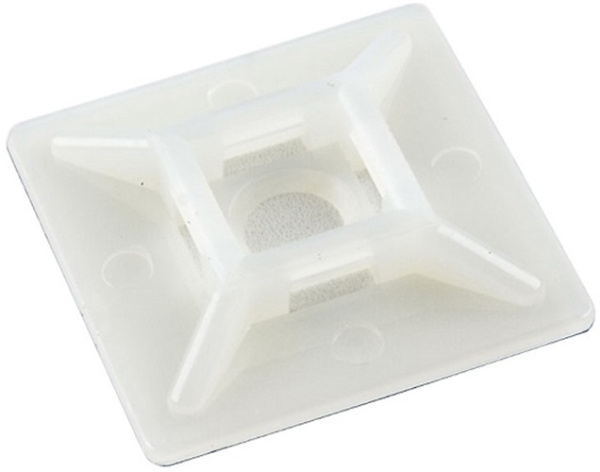 Изображение товара Площадка Cabeus HC-102 для кабелей 27.7 мм 100 шт белый пластик