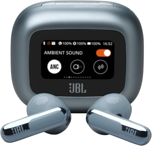 Изображение товара Беспроводные наушники JBL JBLLIVEFLEX3BLU с шумоподавлением и Bluetooth 5.3