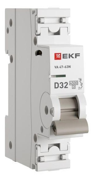 Изображение товара Автоматический выключатель EKF M634132D 32А IP20 серии ВА 47-63 PROxima