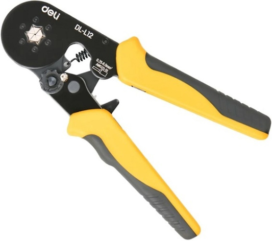 Изображение товара Пресс-клещи Deli DL-L12 для обжима наконечников и гильз, механические
