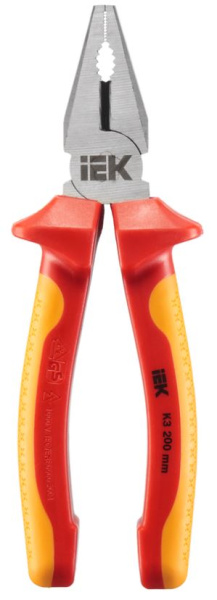 Изображение товара Пассатижи IEK ARMA2L 3 серии К3 Expert изолированные для электромонтажа