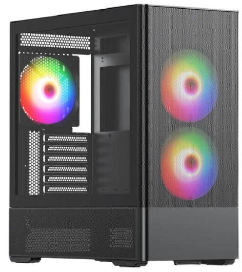 Изображение товара Корпус eATX HSPD M712 белый для комфортной сборки ПК