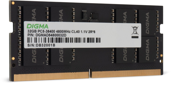 Изображение товара Модуль памяти Digma DGMAS54800032D