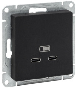 фото Розетка USB  EKF UP1-SOB-2USBC