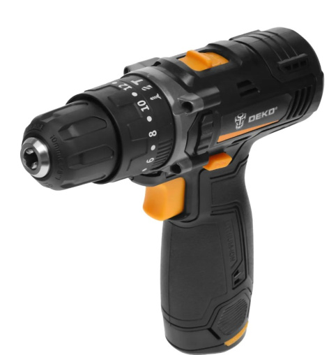 Изображение товара Дрель DEKO GCD12DU ударный шуруповерт аккумуляторный мощный и надежный