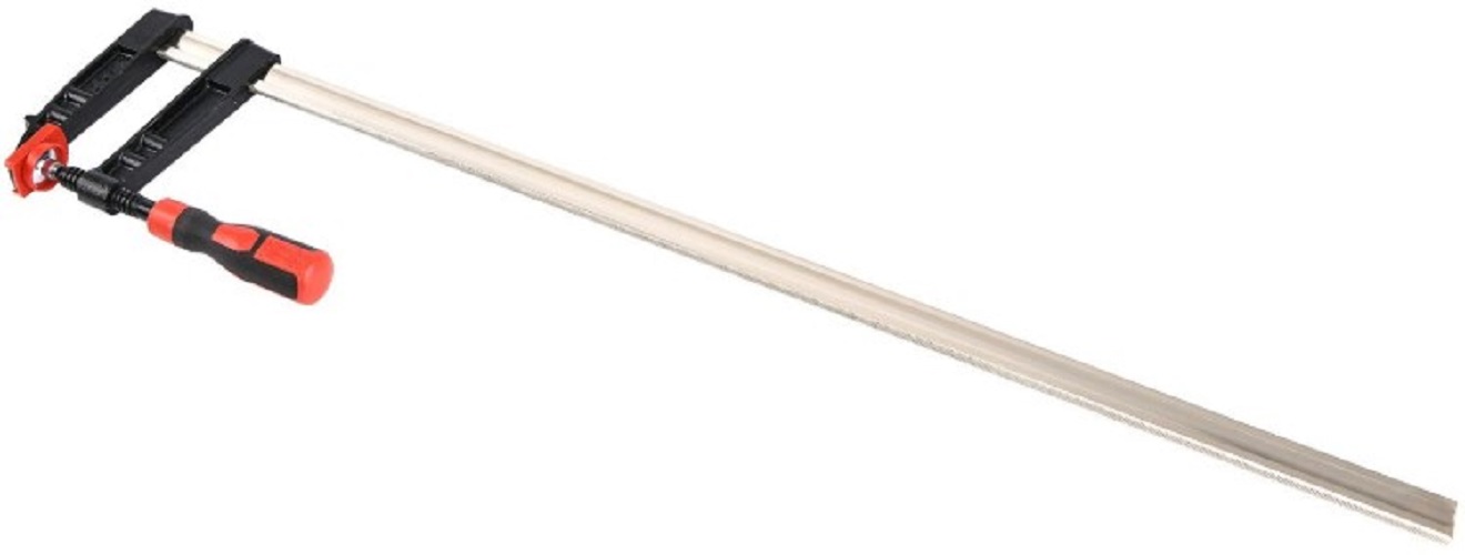 

Струбцина Deli DL111280Z F-образная усиленная 800x120 мм, макс. усилие зажима 3500N, резьба 16мм, DL111280Z