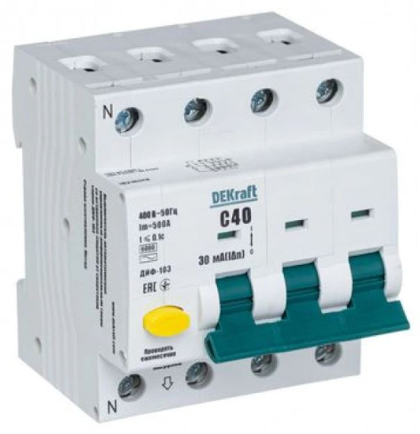 Изображение товара Автомат DEKraft 16216DEK защита электросетей современный автомат