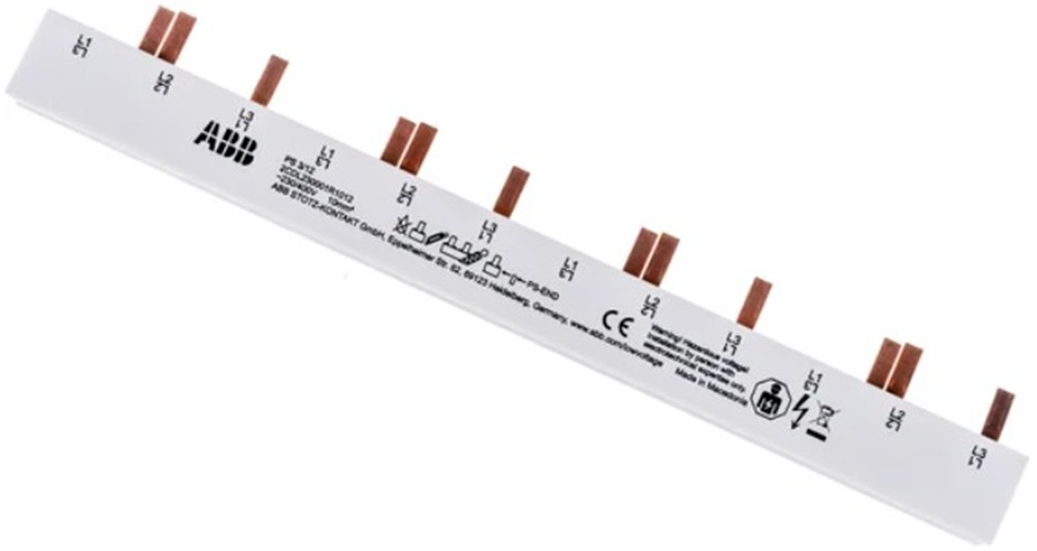 

Шина ABB 2CDL230001R1012 комплектная 3ф 12 модулей 63А PS3/12 (PS3/12), 2CDL230001R1012