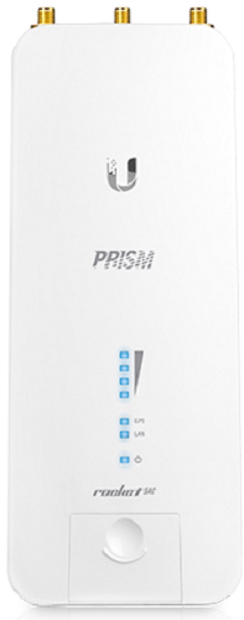 

Точка доступа Ubiquiti Rocket 2AC Prism 2.4ГГц, 5ГГц(управление) 802.11a/n/ac, 27dBm, 2х2 MIMO, GPS, 1x10/100/1000, PassivePoE, 3xRP-SMA Female, Rocket 2AC Prism