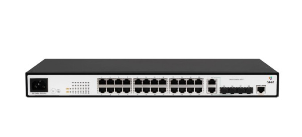 Изображение товара Управляемый гигабитный коммутатор SNR-S2985G-24TC-RPS для корпоративных сетей