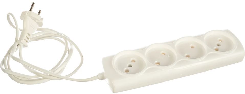 

Сетевой фильтр VOLSTEN Р16-009 1,5 метра, 6А, 1300Вт, ШВВП, Р16-009