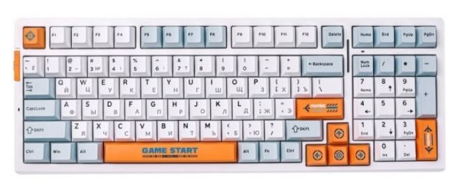

Клавиатура Wireless MCHOSE G98 Pro G98-OB-ST оранжевый и синий, Snow Tiger Switch, G98 Pro