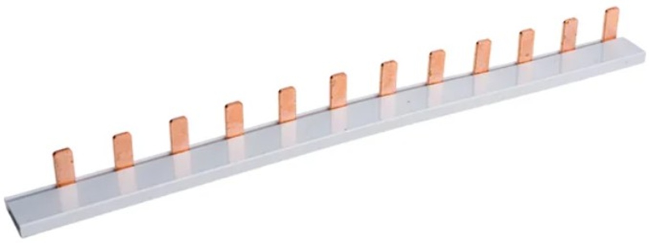 

Шина Rexant 11-2241-1 соединительная типа PIN 12 штырей 1Р 63 А 22 см, 11-2241-1