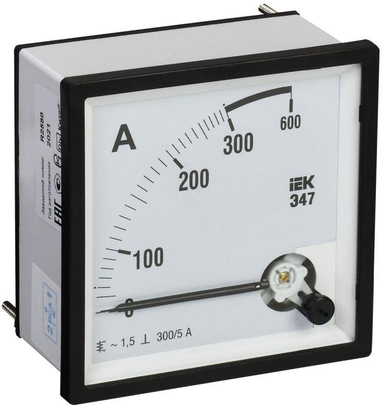 

Амперметр IEK IPA10-6-0300-E Э47 300/5А кл. точн. 1,5 72х72мм, IPA10-6-0300-E
