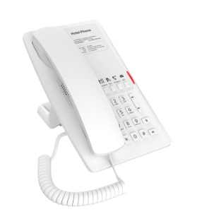 

Телефон VoiceIP Fanvil H4 White гостиничный, 2 порта 10/100 Мбит, PoE, сменные панели логотипов, без дисплея, б/п, H4 White