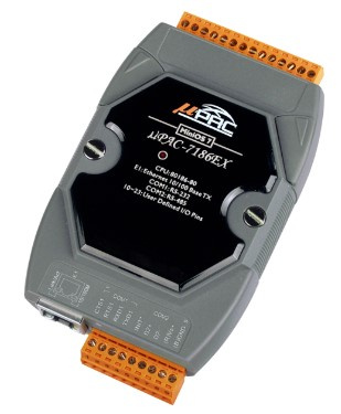 Изображение товара Промышленный коммутатор ICP DAS uPAC-7186EX-G CR с Ethernet и RS-485