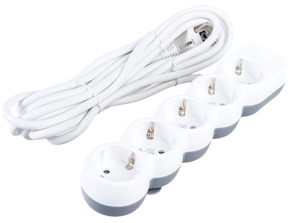 

Удлинитель IEK WYP53-16-05-05-Z 5х5м с заземл. 16А IP20 Uno У05 2P+PE 250В 3х1.5, WYP53-16-05-05-Z