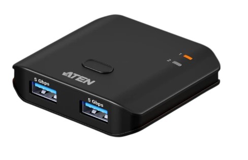 

Коммутатор Aten US4322-AT 2-портовый USB 3.2 Gen1 для совместного использования 2-х периферийных устройств, US4322-AT