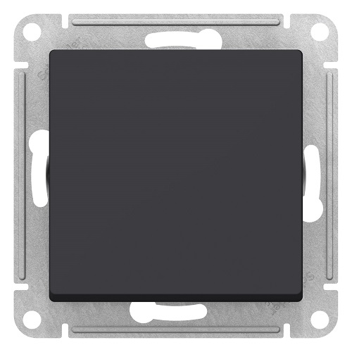 

Переключатель Schneider Electric ATN001061 AtlasDesign, 1-клавишный, сх.6, 10АХ, механизм, карбон, ATN001061