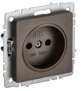 фото Розетка без заземления  IEK BR-R10-10-K45