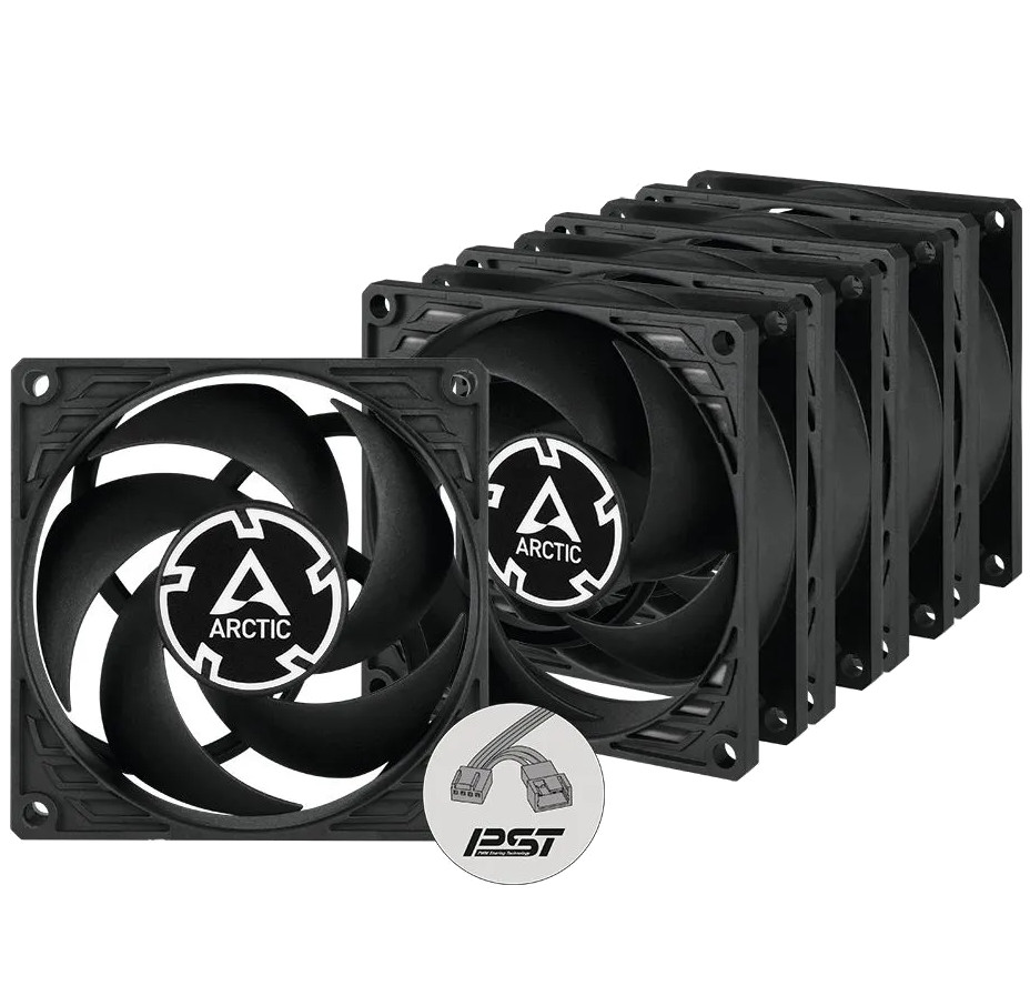 

Вентилятор для корпуса ARCTIC ACFAN00301A 80mm, 1600rpm, 15.6CFM, 22.dBa (5-pack), ACFAN00301A