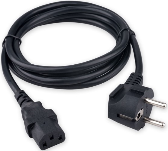 

Кабель питания Гарнизон GPC-186-1-1.8M Schuko-C13, 3x1.0мм2, 16A, CCA, с заземлением, 1.8м, черный, пакет, GPC-186-1-1.8M