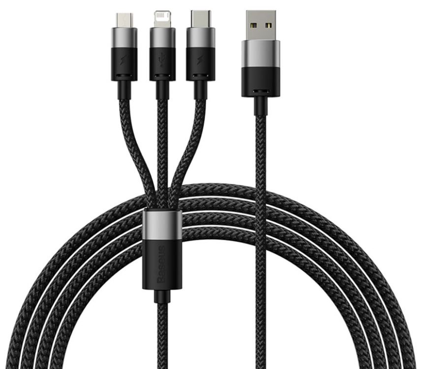 

Кабель интерфейсный Baseus CAXS000001 1.2m Black, CAXS000001