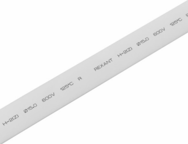 Изображение товара Трубка PROconnect 55-1501 для электропроводки, 50 шт по 1 м тонкостенная полиолефиновая