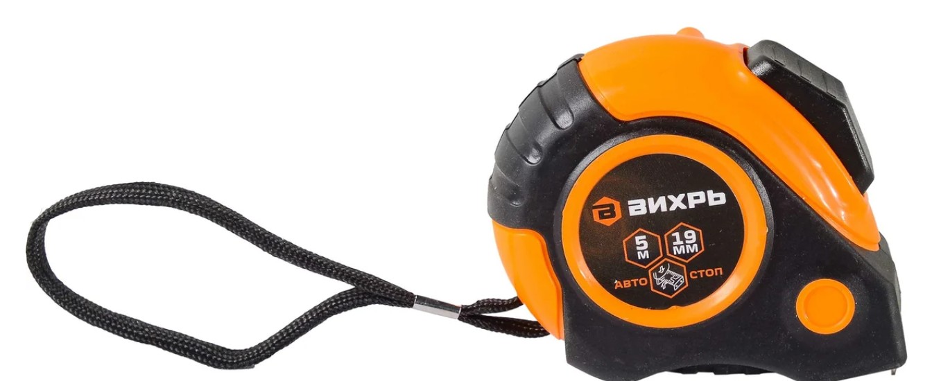 

Рулетка Вихрь 73/11/1/5 5мх19мм автостоп, 73/11/1/5