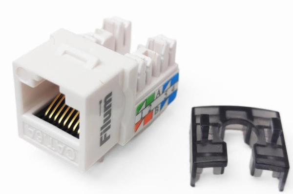 фото Модуль Keystone RJ45 UTP Filum FL-KJ-U6A-WT-90 в Волгограде