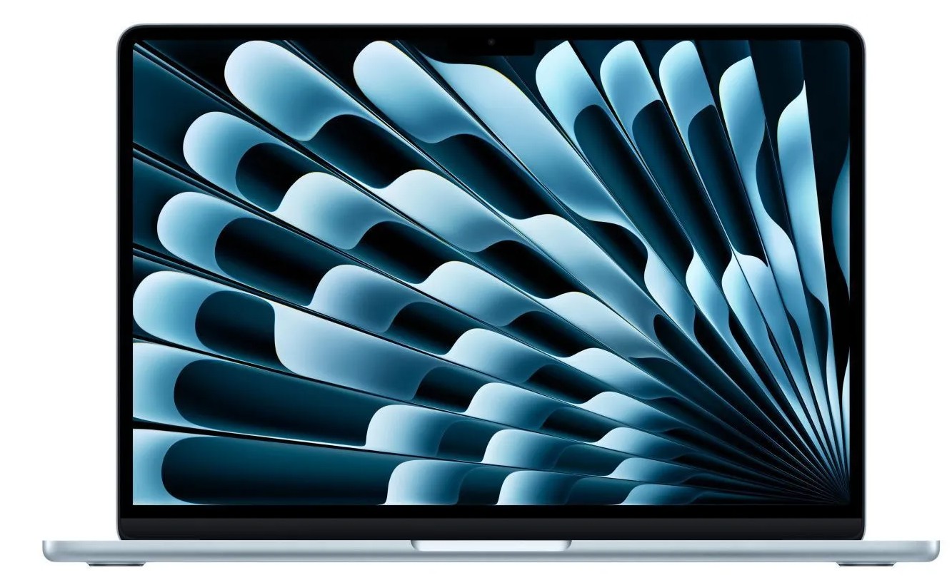 

Ноутбук Apple MacBook Air M5 2026 MDVQ4 15-inch 10‑core CPU and 10‑core GPU, 16GB, 512GB SSD - Sky Blue, MacBook Air 15 2026