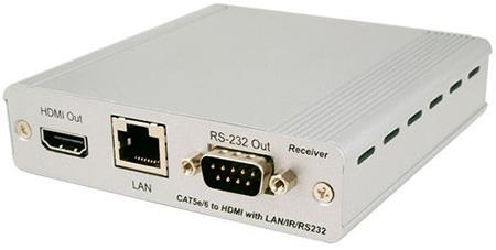 

Приемник Cypress CH-507RX сигналов HDMI, ИК-управления, RS-232 и Ethernet, передаваемых по витой паре, с поддержкой PoC (Power over Cable), HDBaseT, CH-507RX