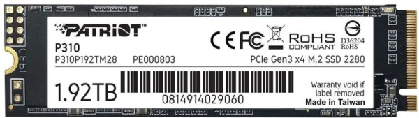 фото Накопитель SSD M.2 2280 Patriot Memory P310 в Уфе 1920 ГБ