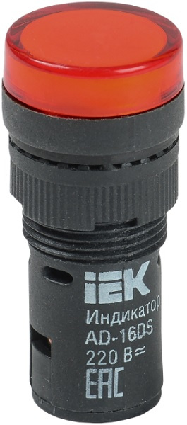 Изображение товара Светосигнальный индикатор IEK BLS10-ADDS-230-K04-16 230 В Винтовое крепление