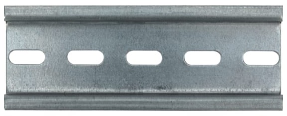 

DIN-рейка Rexant 12-8020 20см перфорированная оцинкованная, 12-8020