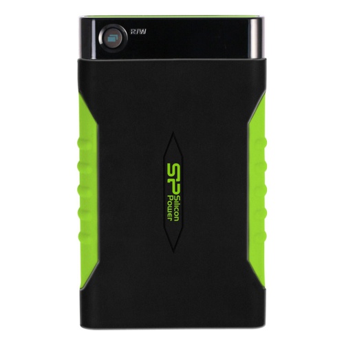 

Внешний жесткий диск 2.5'' Silicon Power SP020TBPHDA15S3K 2TB Armor A15 USB 3.1 черный/зеленый, SP020TBPHDA15S3K