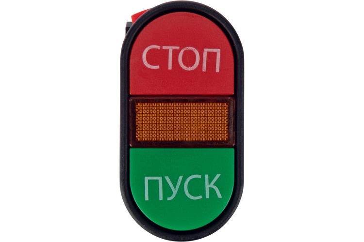 

Кнопка Rexant 36-5540 APBB-22 «Пуск-Стоп» овальная 230 В NO+NC, 36-5540