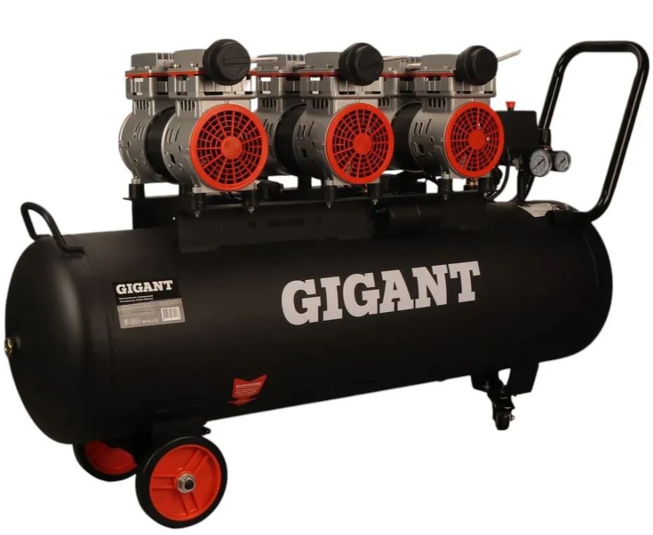 

Компрессор Gigant GSWK-100/440 безмасляный малошумный, GSWK-100/440