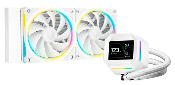 Изображение товара Система жидкостного охлаждения Deepcool LM240 WH для процессоров
