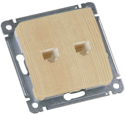 Изображение товара Розетка HEGEL РСКТ-440-02 однофазная белая 220-250 В 16 А