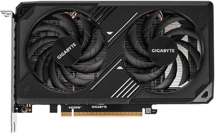 

Видеокарта PCI-E GIGABYTE GeForce RTX 5050 WINDFORCE OC V2 (GV-N5050WF2OCV2-8GD) 8GB GDDR6 128bit 5nm 2587/20000MHz 2*DP 2*HDMI, GeForce RTX 5050 WINDFORCE OC V2 (GV-N5050WF2OCV2-8GD)