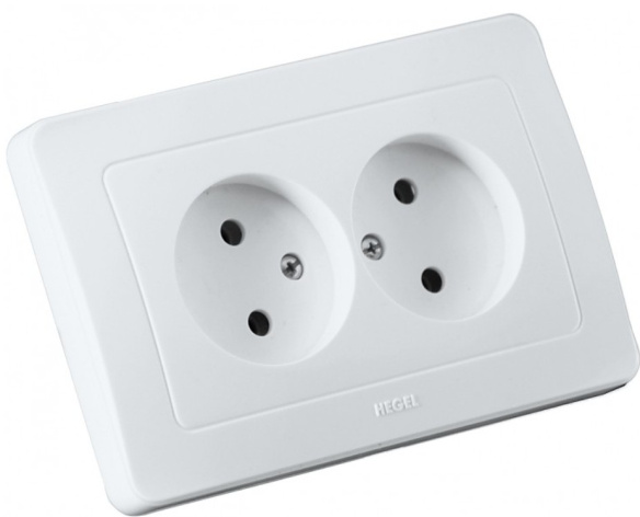 Изображение товара Розетка с заземлением HEGEL РС16-342 для безопасных подключений